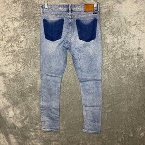 Lucky Brand Women Lolita Low Rise Skinny Destroyed Light Wash Stretch Jean 2